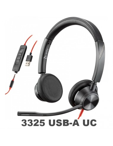 Poly - Plantronics Blackwire 3325 USB-A UC