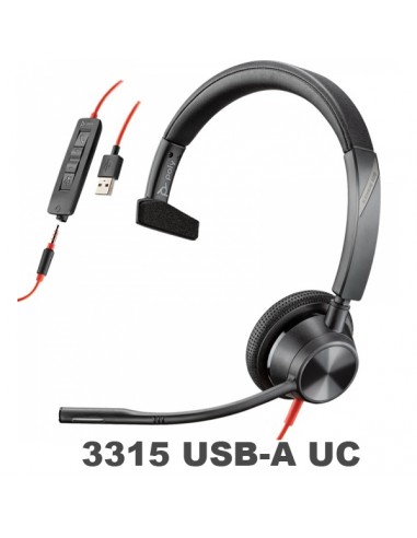Plantronics Blackwire 3315 USB-A UC