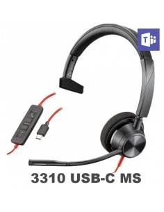 Poly - Plantronics Blackwire 3320 USB-A MS 2